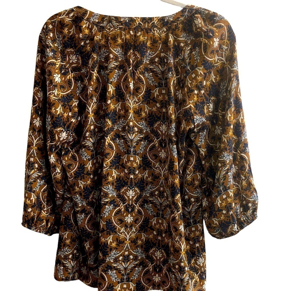 Anthropologie x Fig and Flower Boho Peasant Blouse Size 1x‎ - Picture 3 of 7